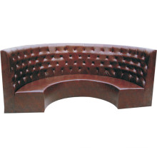 High Back Leather Corner Cafe or Restaurant Booth Sofa Wholesale